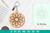 Flower Keychain SVG Bundle