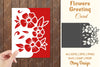 Flowers Card Cover Paper Cut SVG Bundle