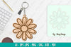 Flower Keychain SVG Bundle
