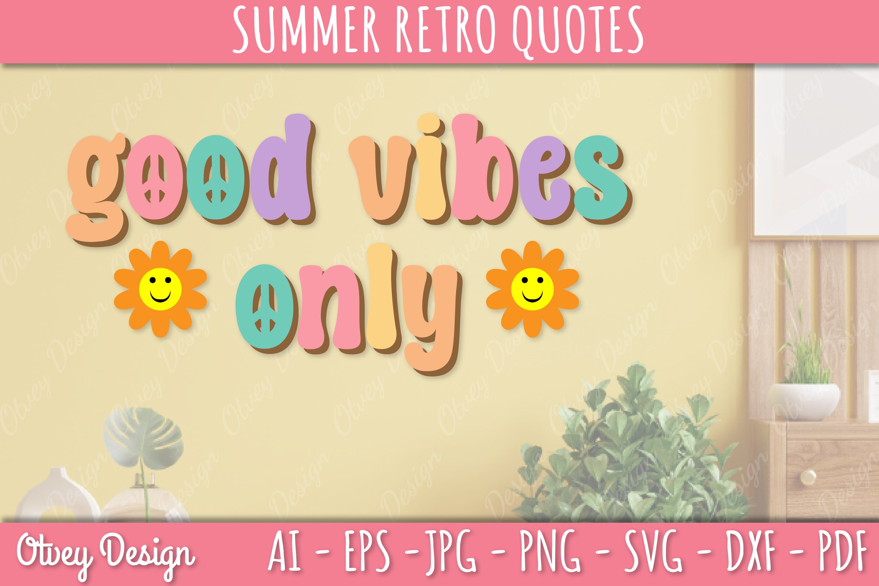 Summer Retro Quotes SVG Bundle
