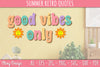 Summer Retro Quotes SVG Bundle