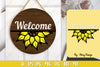 Sunflower Welcome Sign SVG Bundle