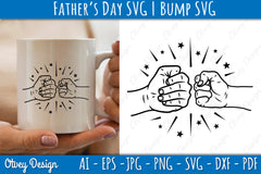 Father's Day Fist Bump SVG Bundle 1 - CraftNest - Digital Crafting and Art