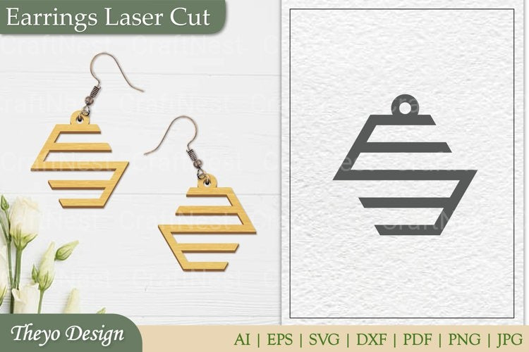 Laser Cut Earrings SVG Bundle