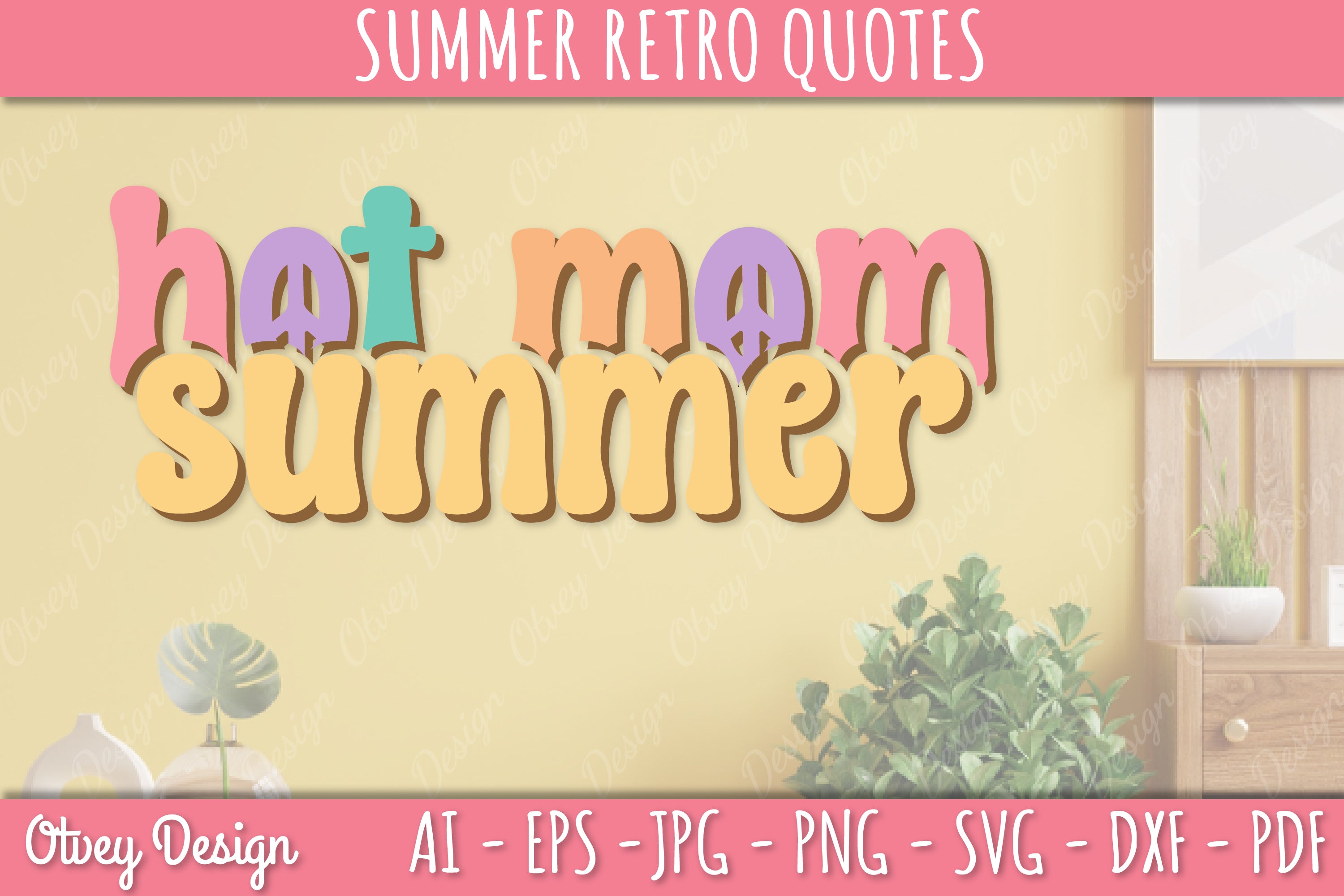 Summer Retro Quotes SVG Bundle
