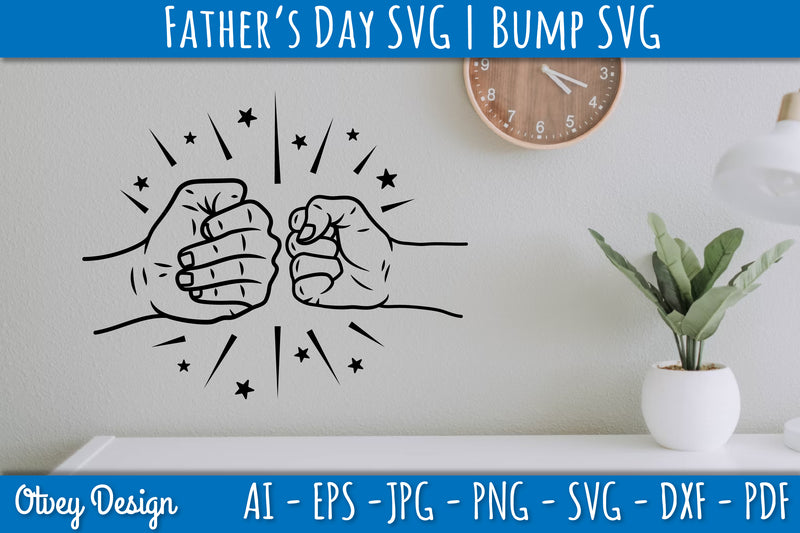 Father's Day Fist Bump SVG Bundle 1 - CraftNest - Digital Crafting and Art
