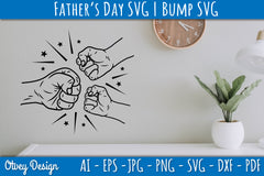 Father's Day Fist Bump SVG Bundle 4 - CraftNest - Digital Crafting and Art