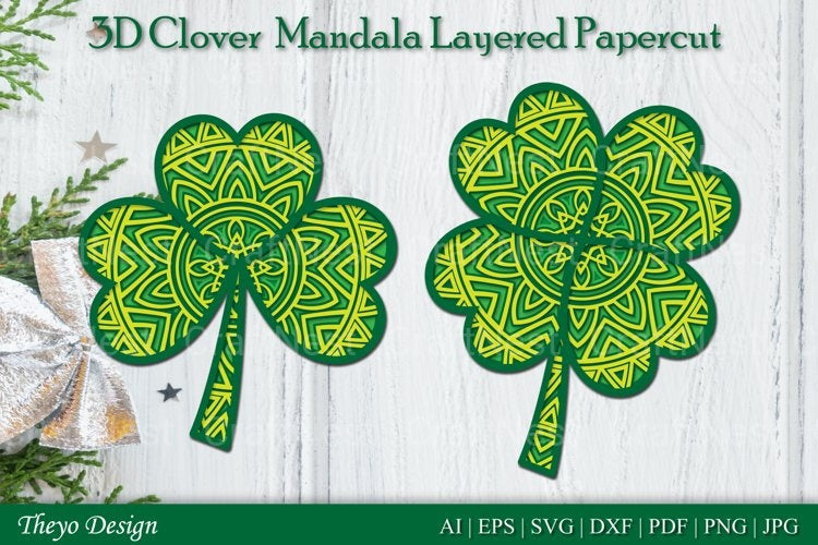 Clover Mandala SVG Bundle