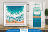 Sea Wave 3D Shadowbox Layered SVG Bundle
