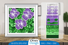 3D Layered Flower Papercut SVG Bundle 6 - CraftNest - Digital Crafting and Art