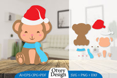 Animals Christmas SVG Bundle 9 - CraftNest - Digital Crafting and Art