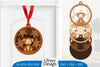 Animals Christmas Ornament Lasercut SVG Bundle