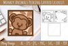 Animals Peeking Layered Lasercut SVG Bundle