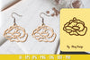 Flower Earring Laser Cut SVG Bundle