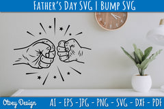 Father's Day Fist Bump SVG Bundle 3 - CraftNest - Digital Crafting and Art