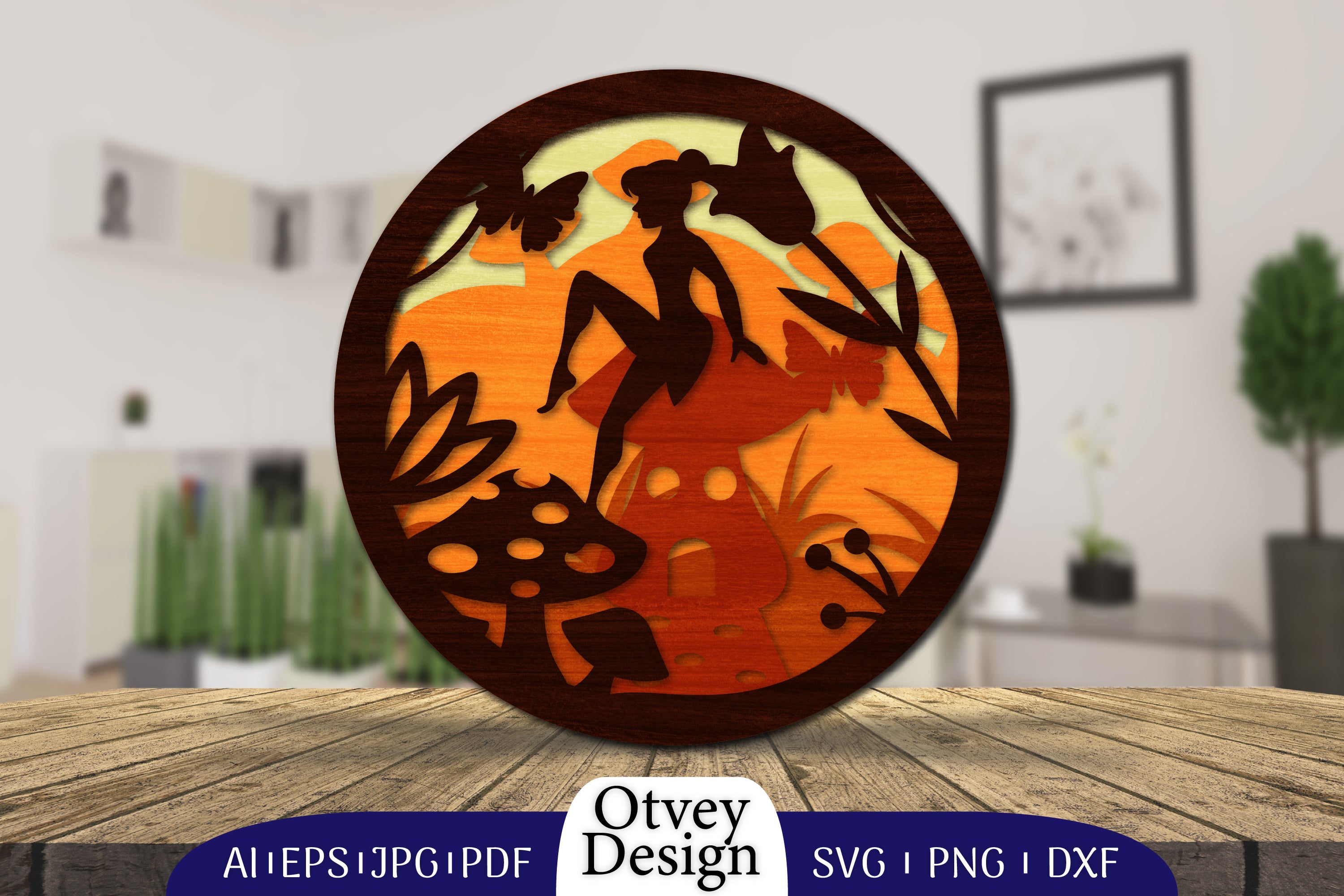 Fairy 3D Layered Lasercut SVG Bundle 4 - CraftNest - Digital Crafting and Art