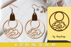 Flower Earring Laser Cut SVG Bundle 45 - CraftNest - Digital Crafting and Art