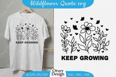 Wildflowers Motivational Sayings SVG Bundle - CraftNest - Digital Crafting and Art