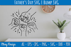 Father's Day Fist Bump SVG Bundle 8 - CraftNest - Digital Crafting and Art