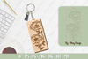 Flower Keychain Laser Cut SVG Bundle