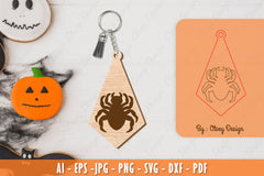 Halloween Keychain Laser Cut SVG Bundle 50 - CraftNest - Digital Crafting and Art