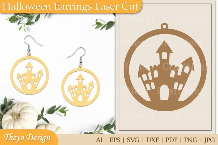 Halloween Earrings SVG Bundle