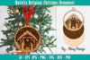 Nativity Religious Christmas Ornament SVG Bundle