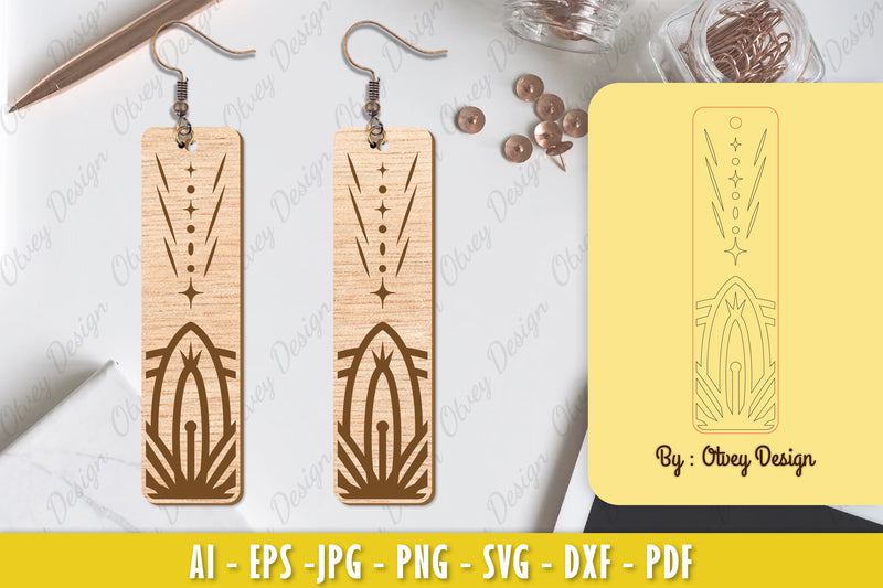 Earrings Mandala SVG Bundle 23 - CraftNest - Digital Crafting and Art