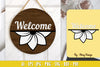 Champa Flower Welcome Sign SVG Bundle