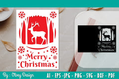 Christmas Greeting Card SVG Bundle 6 - CraftNest - Digital Crafting and Art