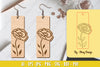 Flower Earring Laser Cut SVG Bundle