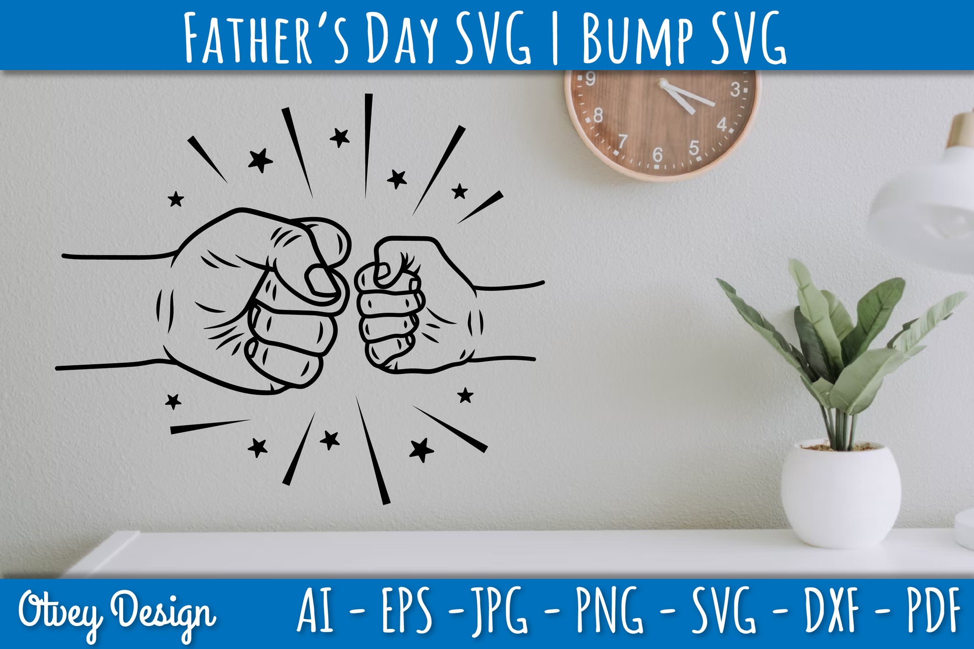 Father's Day Fist Bump SVG Bundle 5 - CraftNest - Digital Crafting and Art