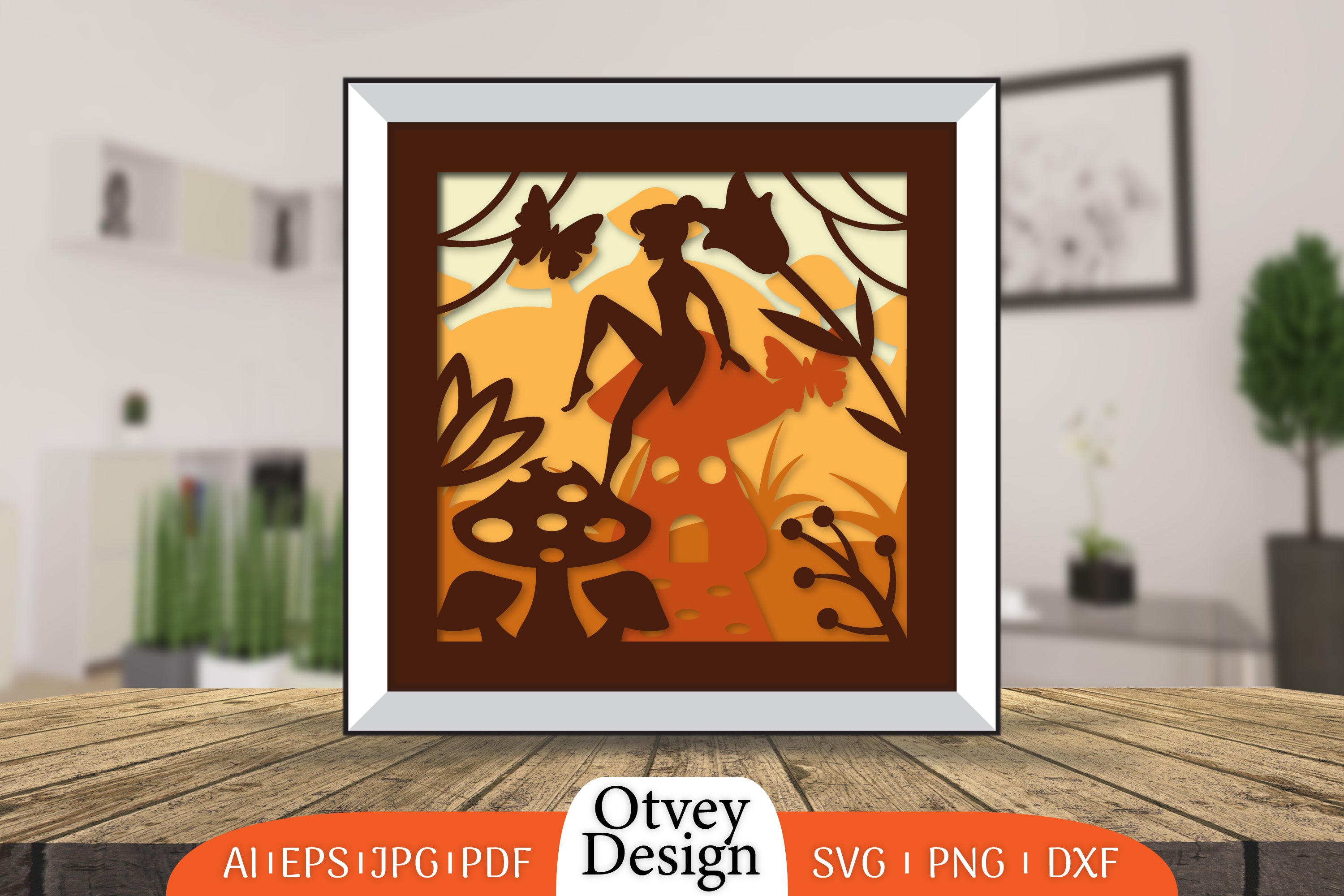 Fairy 3D Shadowbox Layered SVG Bundle 4 - CraftNest - Digital Crafting and Art