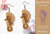 Sea Animals Earrings Laser Cut SVG Bundle