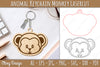 Head Animals Keychain SVG Bundle