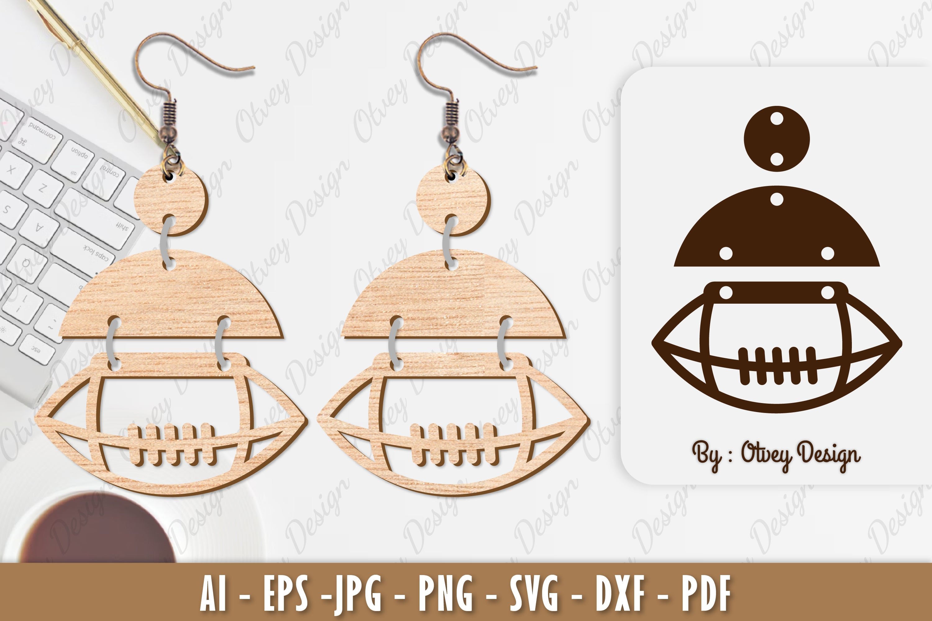 Ball Earring SVG Bundle 15 - CraftNest - Digital Crafting and Art