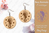 Sea Animals Earrings Laser Cut SVG Bundle