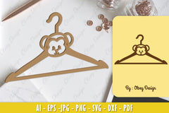 Baby Animals Hanger Laser Cut SVG Bundle 10 - CraftNest - Digital Crafting and Art