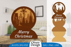 Christmas Snowman Layered Lasercut SVG Bundle 4 - CraftNest - Digital Crafting and Art