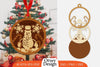 Christmas Snowman Ornament SVG Bundle