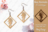 Sea Animals Earrings Laser Cut SVG Bundle
