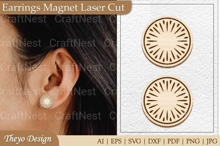 Earrings Magnet from Earrings Magnet SVG