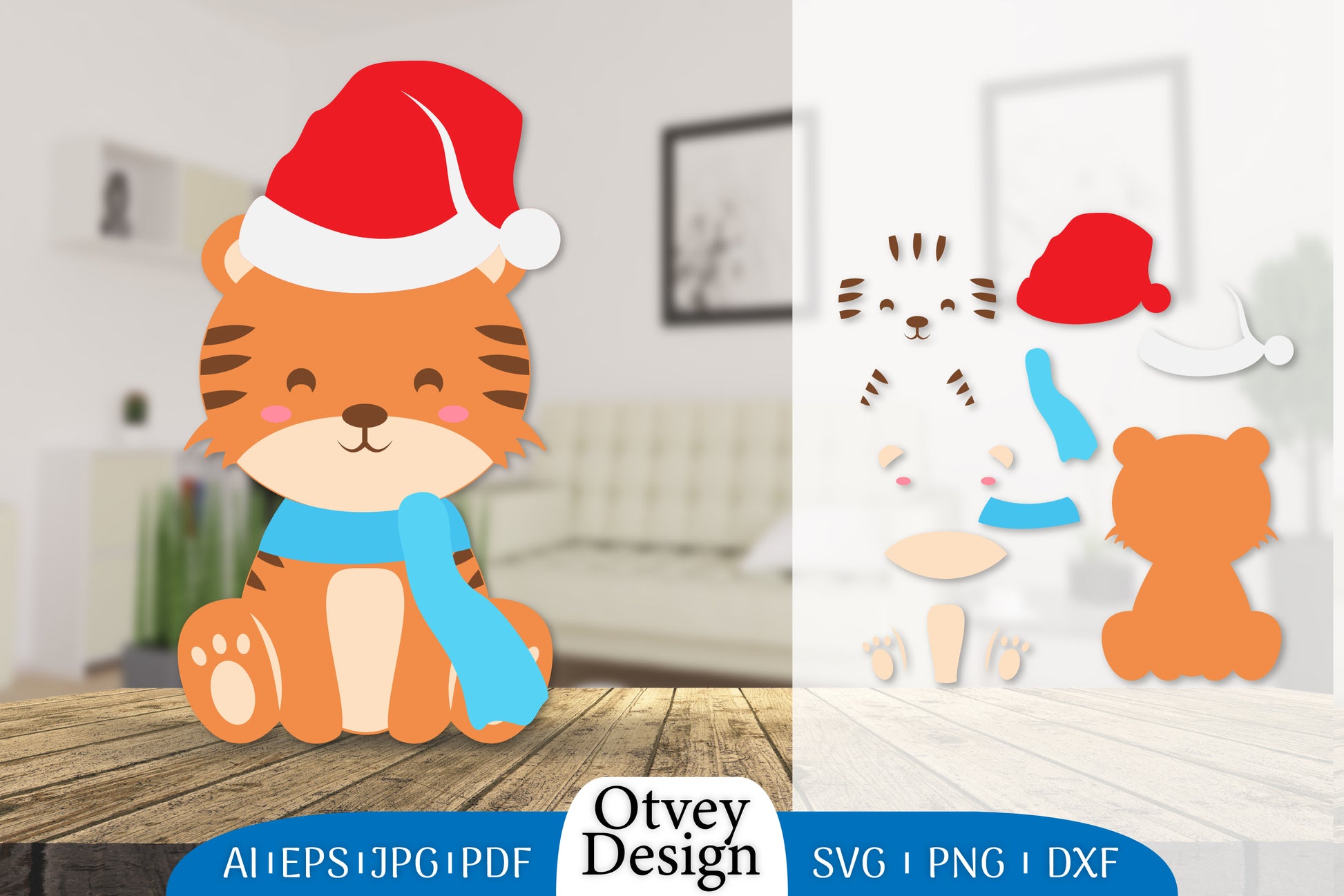 Animals Christmas SVG Bundle 10 - CraftNest - Digital Crafting and Art