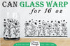 Blooming Wildflowers Can Glass 16 OZ SVG Bundle