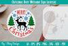 Christmas Deer Welcome Sign SVG Bundle