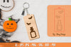 Halloween Keychain Laser Cut SVG Bundle