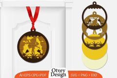 Fairy Ornament Lasercut SVG Bundle 5 - CraftNest - Digital Crafting and Art