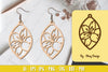 Flower Earring Laser Cut SVG Bundle