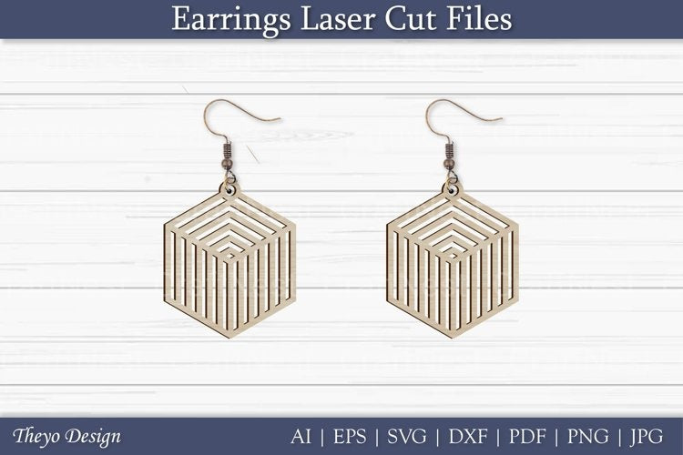 Laser Cut Earrings SVG Bundle