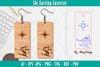 Ski Earring Laser Cut SVG Bundle